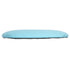 Turquoise Blue Vinyl 1.75" Thick Cross Back Cushion with SlipNot™ Technology