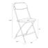Chivari Black Folding Chair (Steel-Poly Chair) CFPB-CX-T