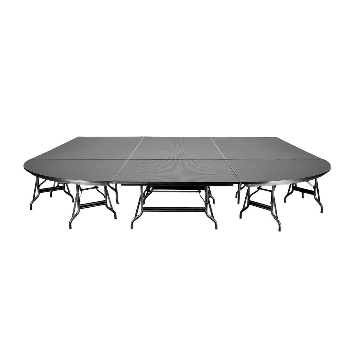StandUp 12' x 12' Portable Stage with Round Corners