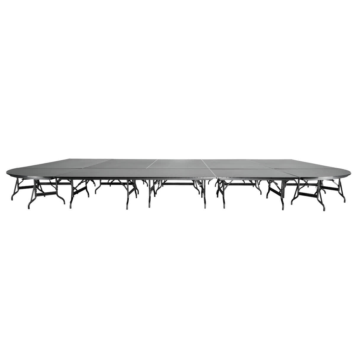 StandUp 12' x 20' Portable Stage with Round Corners