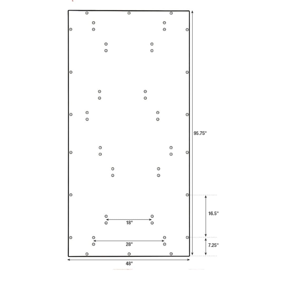 StandUp StandUp 8' x 8' Portable Stage with Square Corners STG-8x8RT-KT