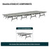 StandUp StandUp 8' x 16' Portable Stage with Square Corners STG-8X16RT-KT