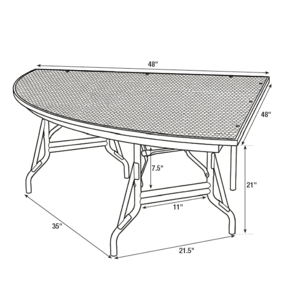 StandUp StandUp 4' x 4' Quarter Round Corner Section STG-QTR4-AX