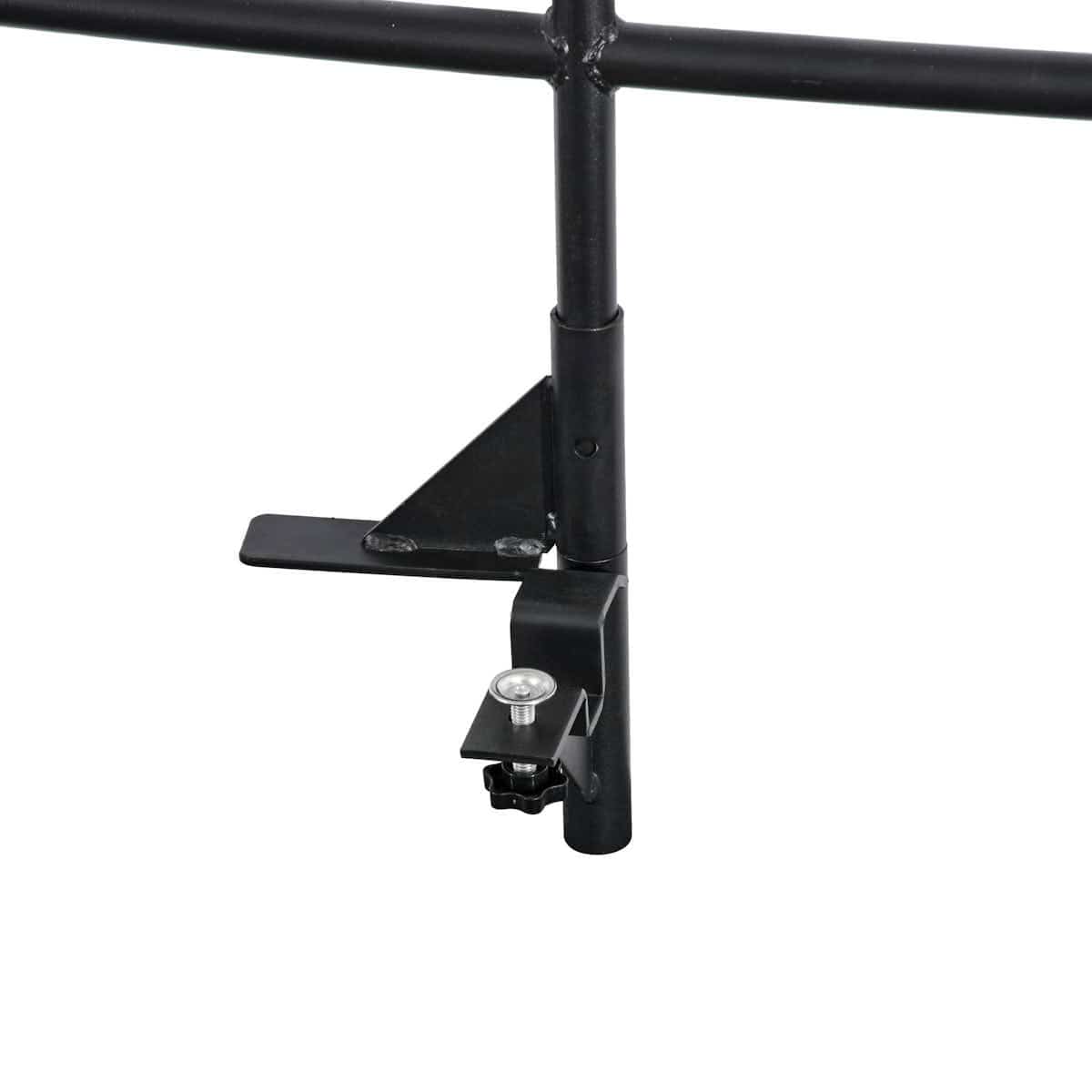 StandUp StandUp 2 Pack 4' High Portable Stage Railing Set - Includes a pair of rail connectors STG-RL36-AX-2