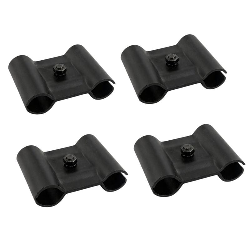 StandUp StandUp 2 Pack 4' High Portable Stage Railing Set - Includes a pair of rail connectors STG-RL36-AX-2