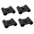 StandUp StandUp 2 Pack 4' High Portable Stage Railing Set - Includes a pair of rail connectors STG-RL36-AX-2