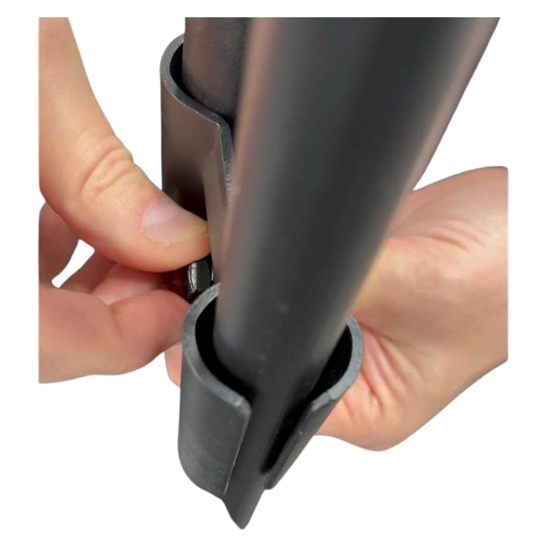 StandUp StandUp 2 Pack 4' High Portable Stage Railing Set - Includes a pair of rail connectors STG-RL36-AX-2
