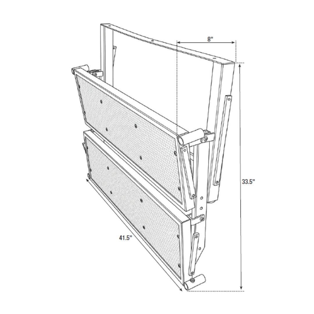 StandUp StandUp Portable Stage Steps - 2 Steps STG-STR2-AX