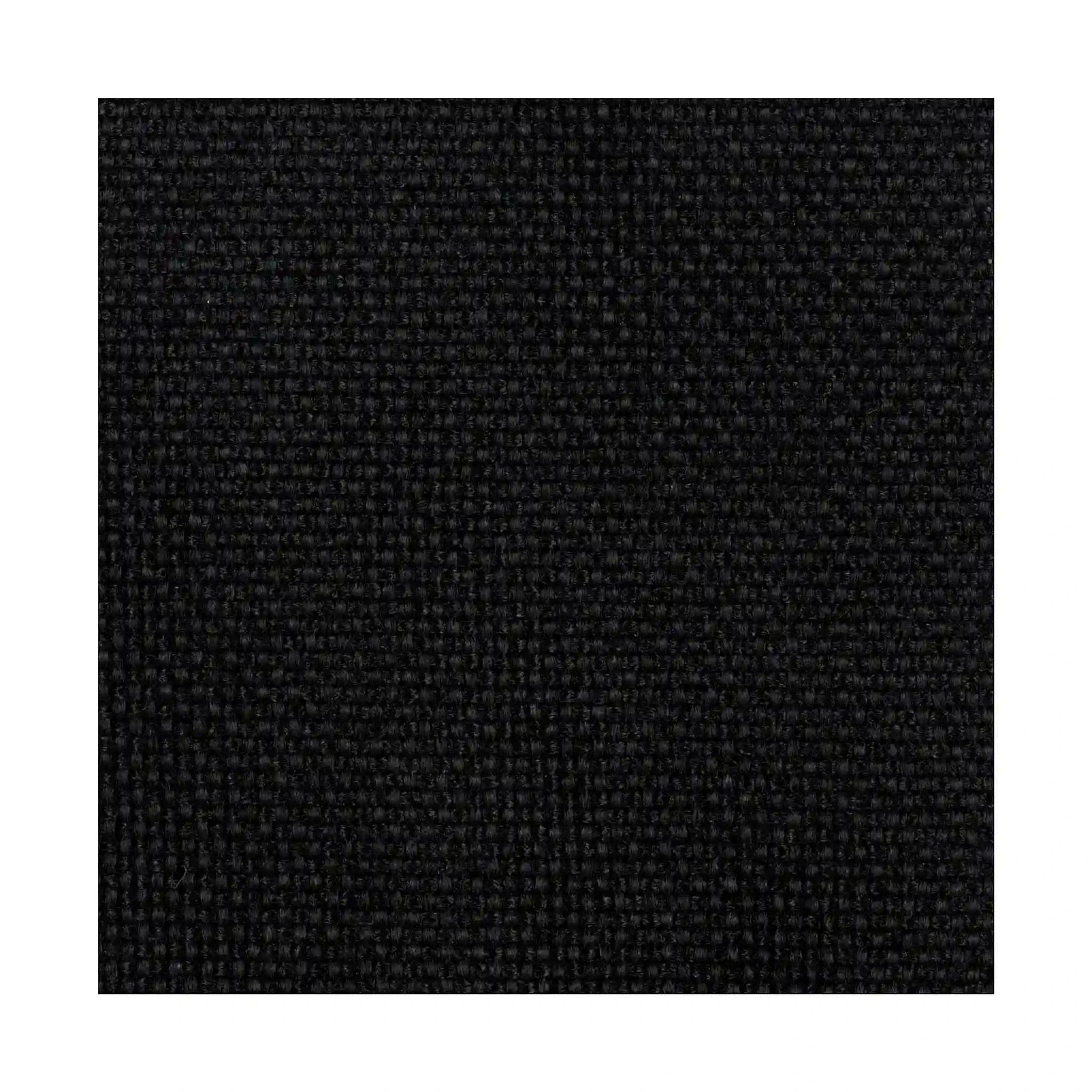 Chivari Black Fabric Color Swatch Sample for Banquet and Church Chairs SW-F-BLK-ZF