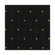 Chivari Black Fabric with Gold Dots Color Swatch Sample  for Banquet and Church Chairs SW-F-BLKGD-ZF