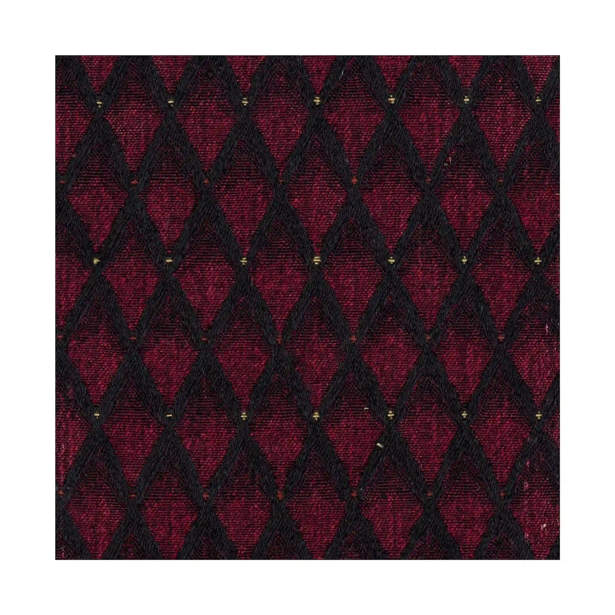 Chivari Burgundy Patterned Fabric Color Swatch Sample for Banquet and Church Chairs SW-F-BURPAT-ZF