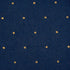 Chivari Navy Blue Fabric with Gold Dots Color Swatch Sample for Banquet and Church Chairs SW-F-GLDD-ZF