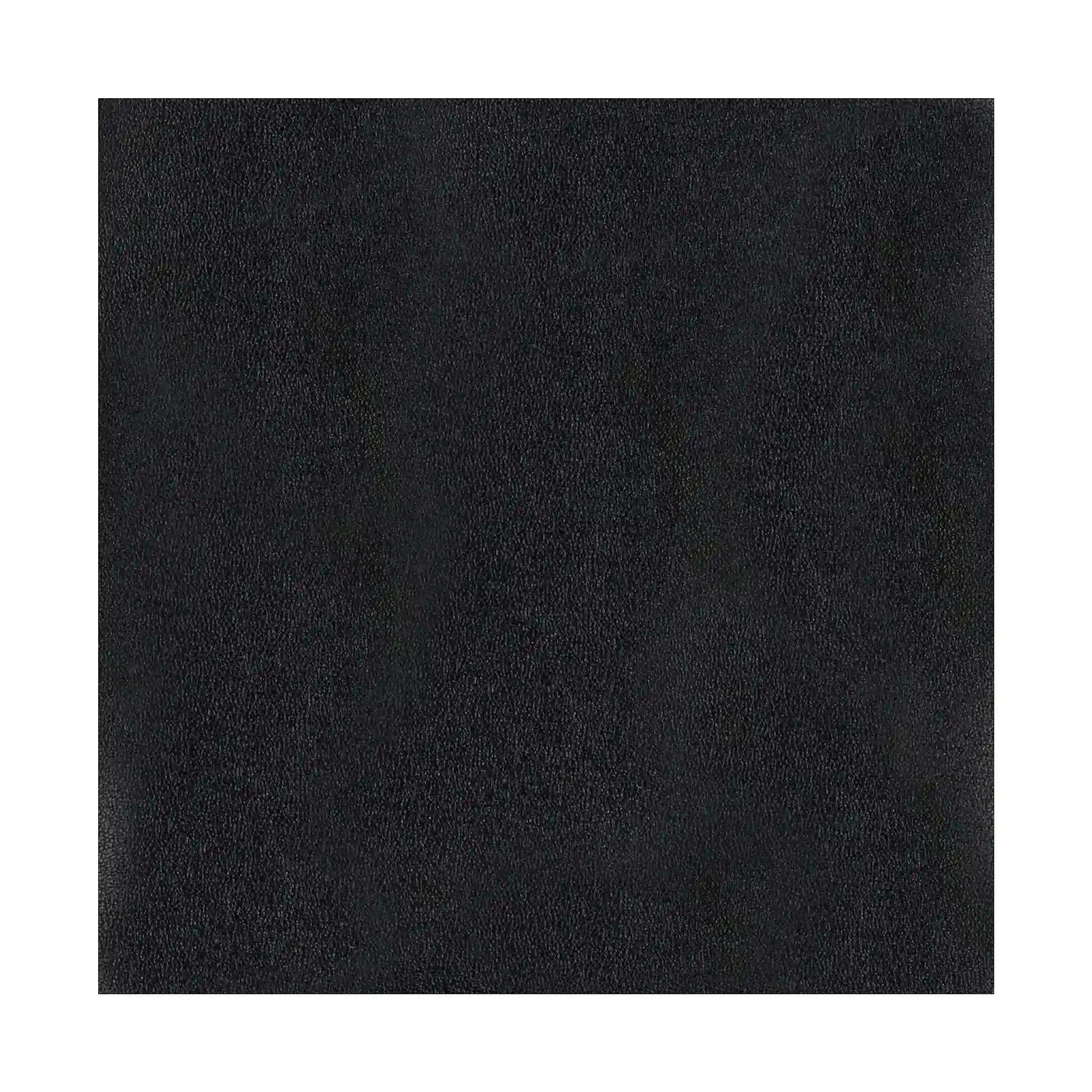 Chivari Black Vinyl Color Swatch Sample for Banquet and Church Chairs SW-V-BLK-ZF