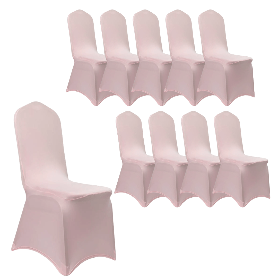 Chivari 10-Pack Pink Spandex Chair Cover 250gsm SX-SPANXCHA-PNK-10