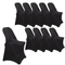 Chivari 10-Pack Black Spandex Folding Chair Cover 250gsm SX-SPANXFCH-BLK-10
