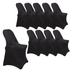 Chivari 10-Pack Black Spandex Folding Chair Cover 250gsm SX-SPANXFCH-BLK-10