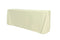 Chivari 5-Pack Ivory Polyester Rectangle Tablecloth 190gsm 90" x 132" SX-TABLPOLY-90132-IVR-5