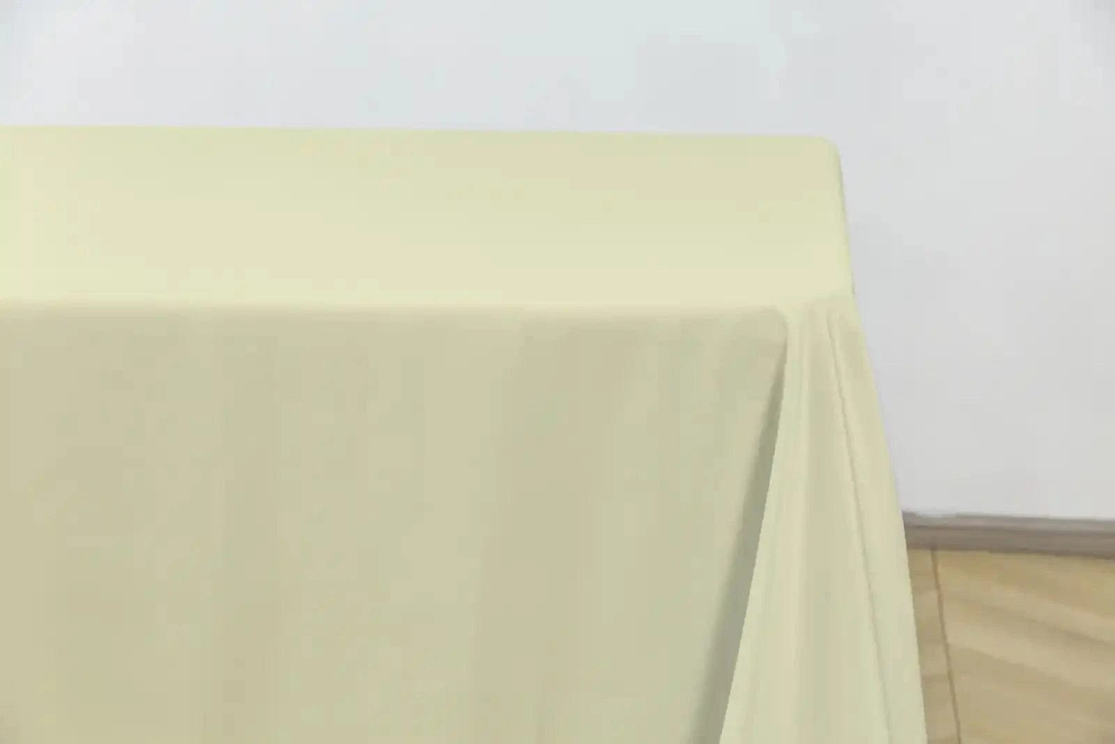 Chivari 5-Pack Ivory Polyester Rectangle Tablecloth 190gsm 90