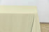 Chivari 5-Pack Ivory Polyester Rectangle Tablecloth 190gsm 90" x 132" SX-TABLPOLY-90132-IVR-5