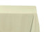 Chivari 5-Pack Ivory Polyester Rectangle Tablecloth 190gsm 90" x 132" SX-TABLPOLY-90132-IVR-5