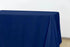 Chivari 5-Pack Navy Blue Polyester Rectangle Tablecloth 190gsm 90" x 132" SX-TABLPOLY-90132-NABLU-5