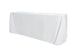 Chivari 5-Pack White Polyester Rectangle Tablecloth 190gsm 90" x 132" SX-TABLPOLY-90132-WHT-5