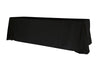 Chivari 5-Pack Black Polyester Rectangle Tablecloth 190gsm 90″ x 156″ SX-TABLPOLY-90156-BLK-5