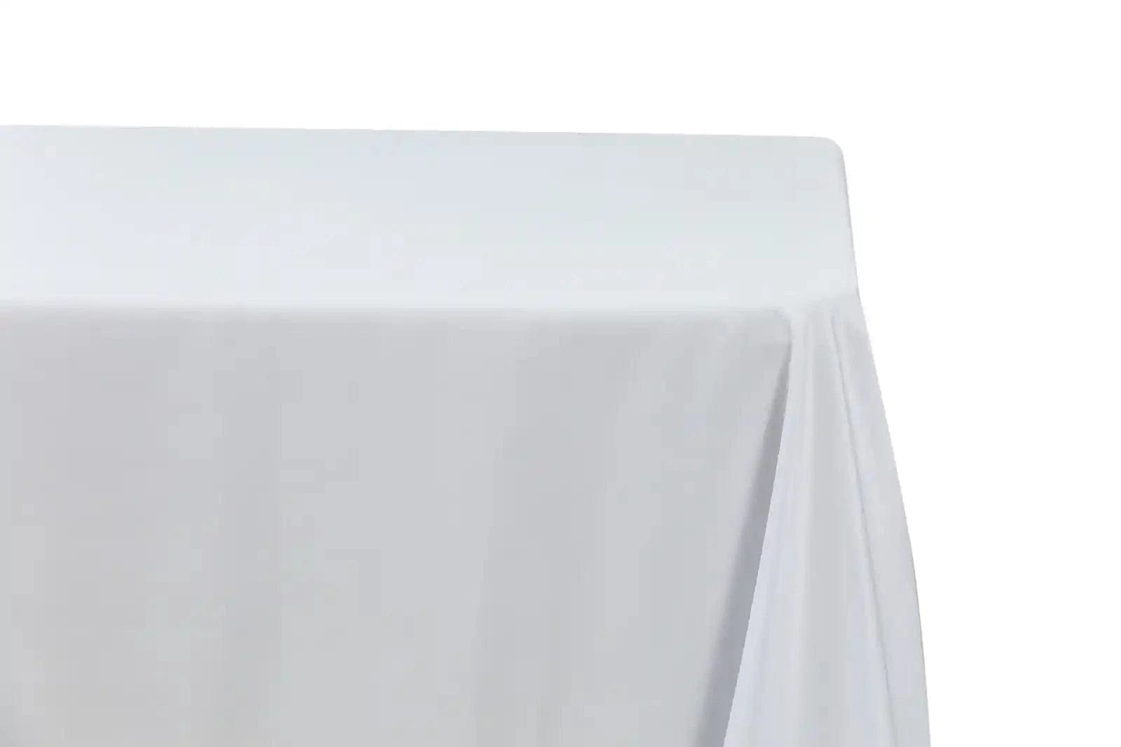 Chivari 5-Pack White Polyester Rectangle Tablecloth 190gsm 90