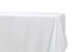 Chivari 5-Pack White Polyester Rectangle Tablecloth 190gsm 90" x 156" SX-TABLPOLY-90156-WHT-5