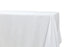 Chivari 5-Pack White Polyester Rectangle Tablecloth 190gsm 90" x 156" SX-TABLPOLY-90156-WHT-5