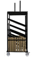 Chivari Steel Table Cart for 36" Cocktail Table Kits CART109-36-AX-T