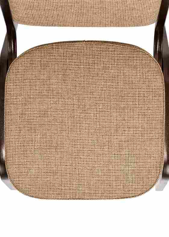 Chivari Tan Fabric on Copper Vein Frame Square Back Banquet Chair CQSFTN-ZF-T