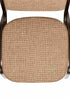 Chivari Tan Fabric on Copper Vein Frame Square Back Banquet Chair CQSFTN-ZF-T