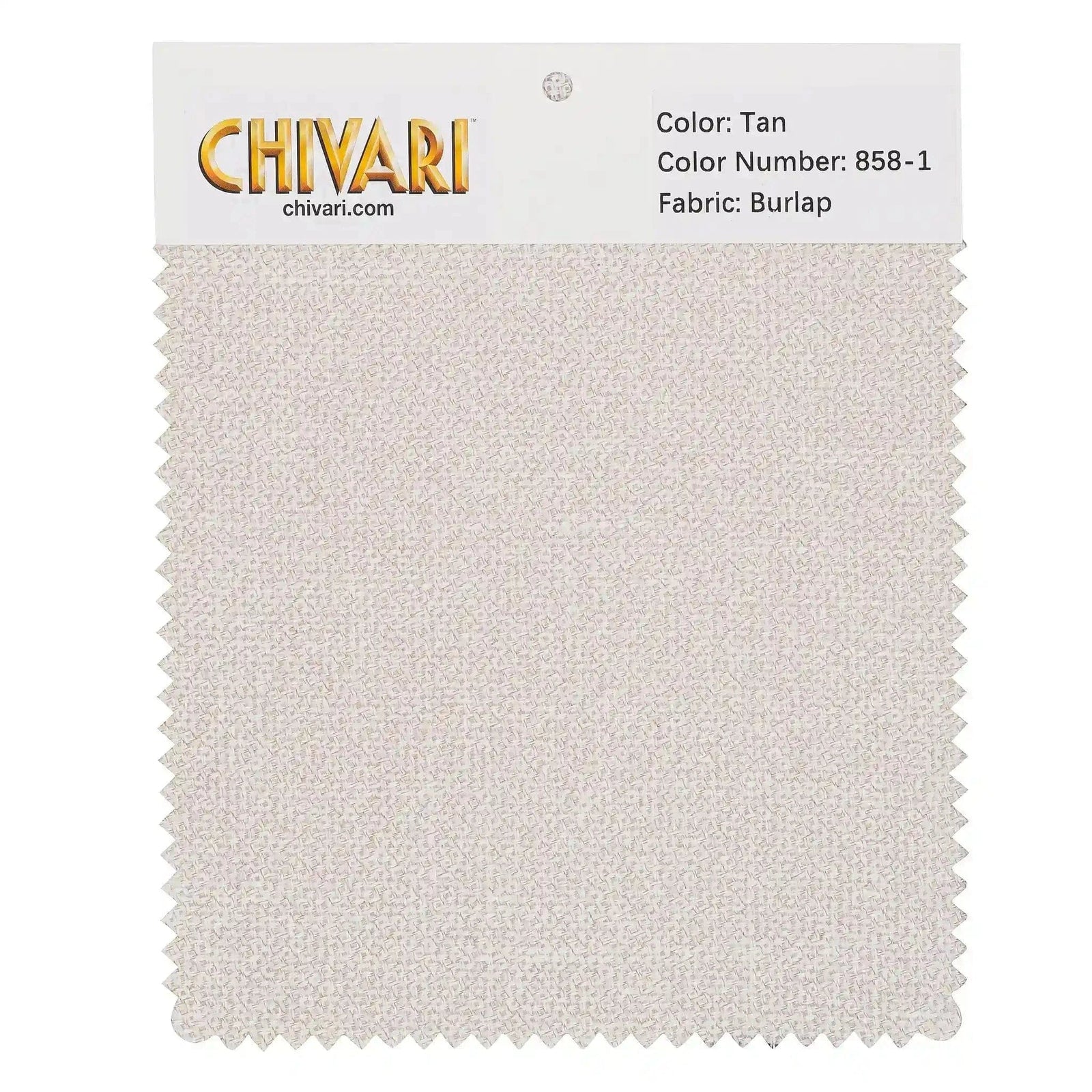 Chivari World’s Best Cushion Fabric Swatch – Tan SW-B-TN-A