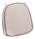 Chivari Tan with Dark Brown Piping 2.5" Thick Chair Cushion - World's Best Cushions CUSHBST-TC-AX-T