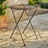 28" Vintage Copper Barcelona Bistro Table
