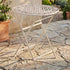 28" Antique White Barcelona Bistro Table