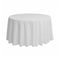 Chivari White 108" Round Majesti Dupionic Tablecloth TBC-108R067S-A1
