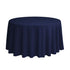 Chivari.com Navy Blue 108" Round Bali Tablecloth Linen TBC-108R258S-A1