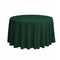 Chivari.com Hunter Green 108" Round Velvet Tablecloth Linen TBC-108R975S-A1