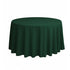 Chivari.com Hunter Green 108" Round Velvet Tablecloth Linen TBC-108R975S-A1