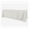 Chivari White 108" x 132" Rectangle Tablecloth Majestic Dupioni TBC-108X132067S-A1