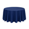Chivari.com Navy Blue 120" Round Bali Tablecloth Linen TBC-120R258S-A1