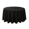 Chivari.com Black 120" Round Poly Satin Tablecloth Linen TBC-120R633S-A1