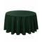 Chivari.com Hunter Green 120" Round Velvet Tablecloth Linen TBC-120R975S-A1