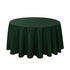 Chivari.com Hunter Green 120" Round Velvet Tablecloth Linen TBC-120R975S-A1