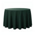 Chivari.com Hunter Green 132" Round Velvet Tablecloth Linen TBC-132R975S-A1