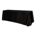 Chivari.com Black 60"x120" Rectangle Poly Satin Tablecloth Linen TBC-60X120633S-A1