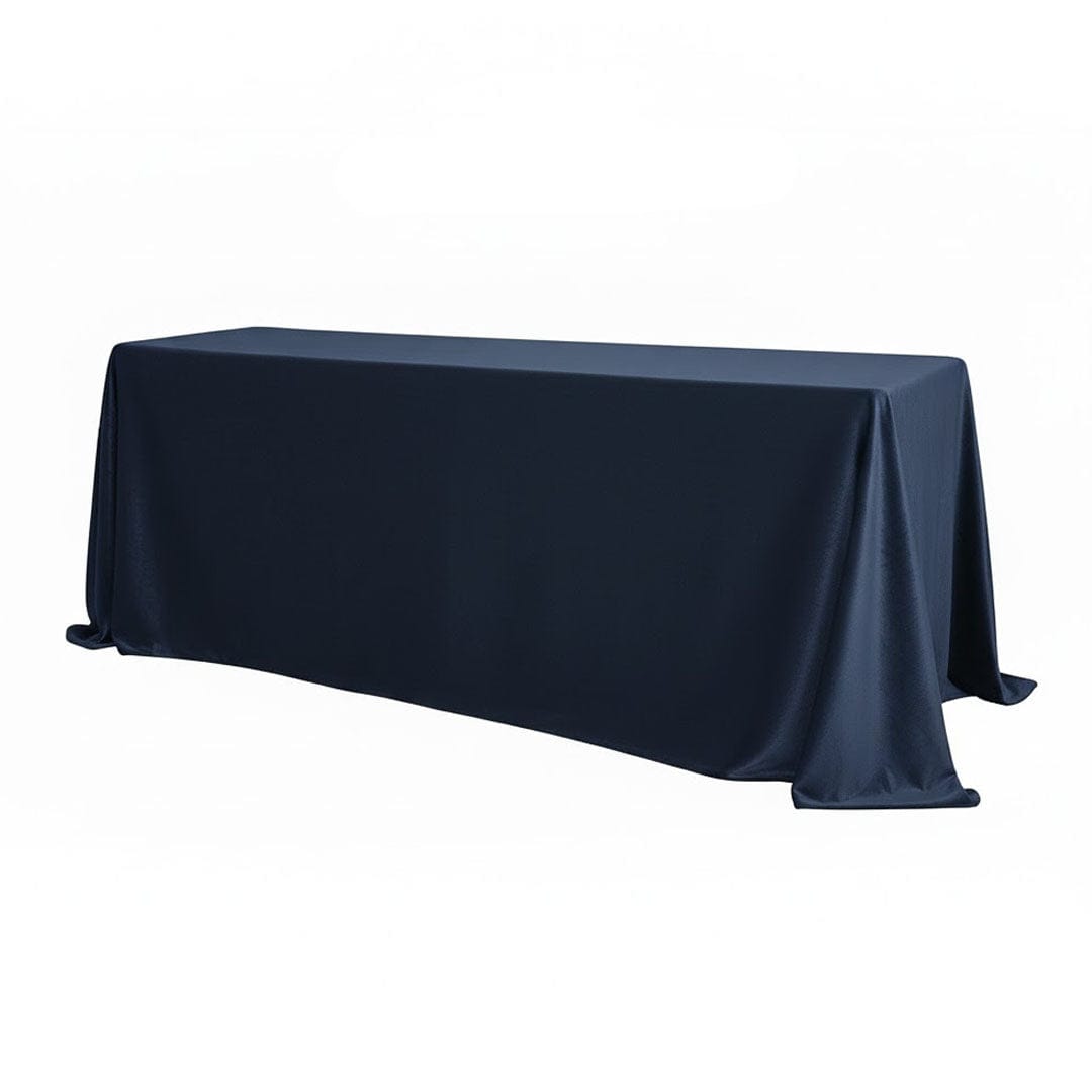 Chivari.com Navy Blue 72"x120" Bali Tablecloth Linen TBC-72X120258S-A1