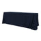 Chivari.com Navy Blue 90"x156" Bali Tablecloth Linen TBC-90X156258S-A1